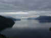 Fjords et ciel gris pres de Fauske